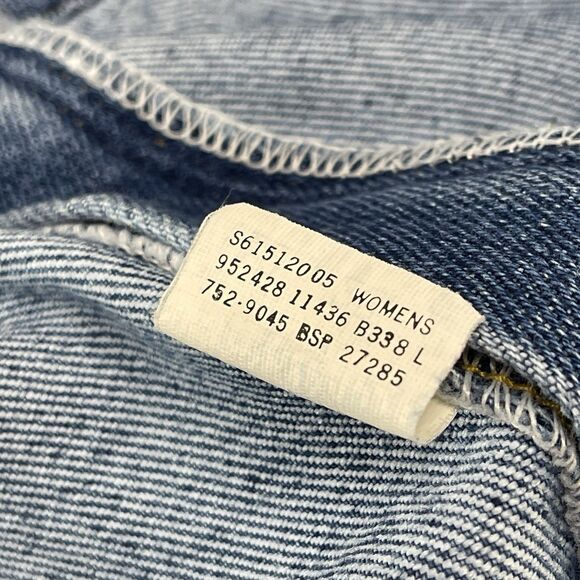 VTG LL Bean Jeans Women’s 12 M Straight Leg Cotton USA Made Freeport Maine - Picture 13 of 15